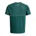 Under Armour Camiseta Streaker Tee Para Hombre Verde Talla LG