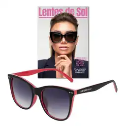 Lentes Tricolor Roja Oversize T3 Channel Prom / No Desert