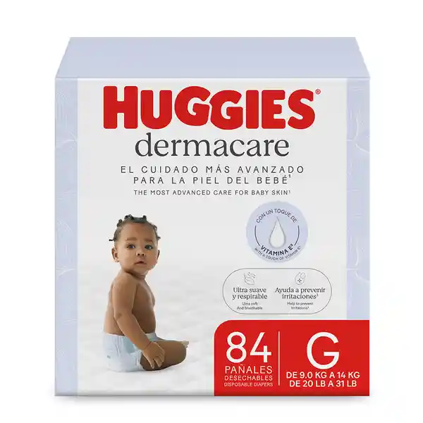 Huggies Pañal Dermacare G
