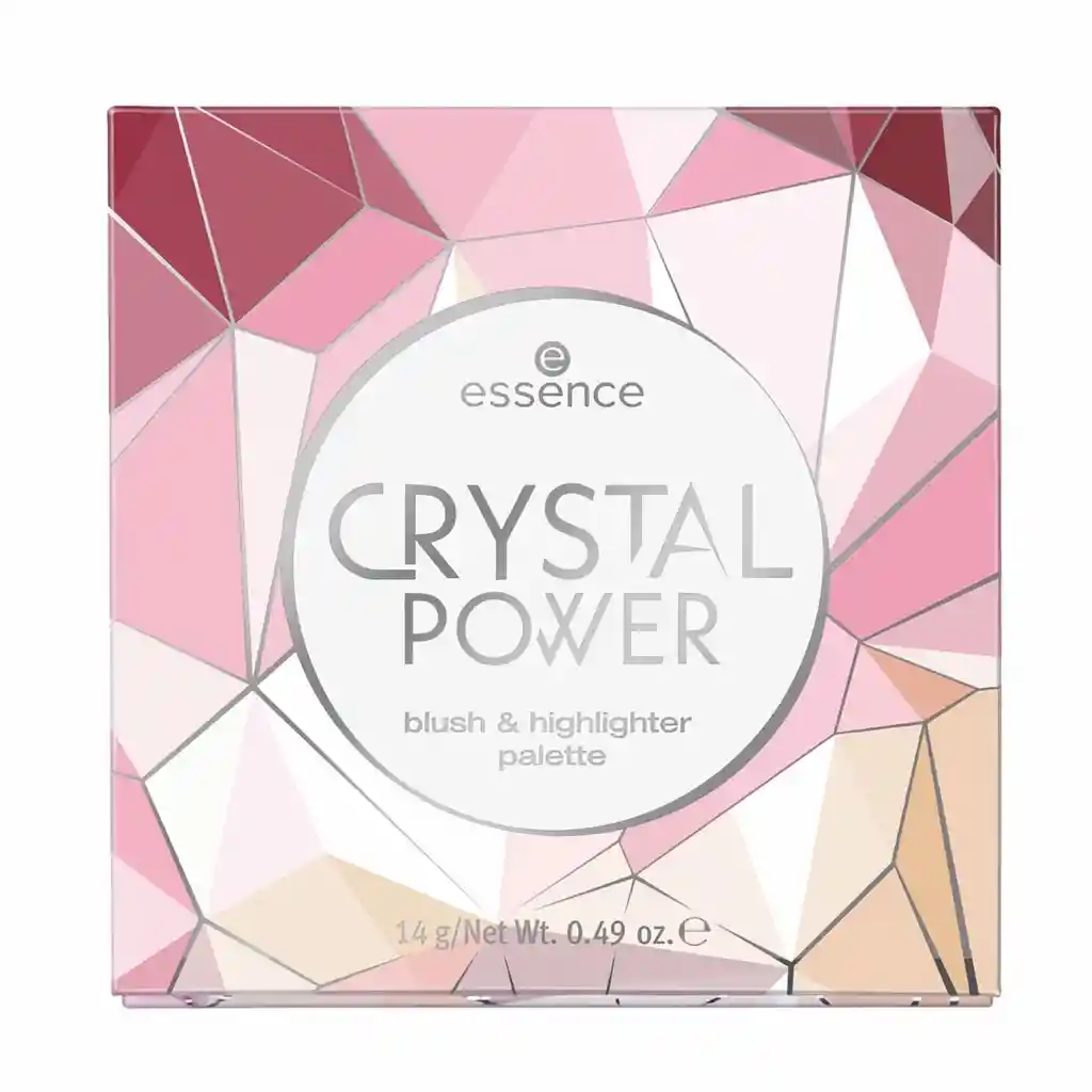 Essence Paleta Rubor e Iluminador Crystal Power 14G 14 g