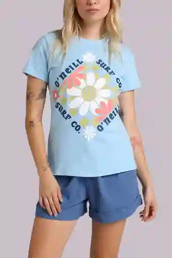 Camiseta Manga Corta Standard Happiness Mujer