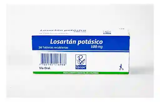 Losartan Bussie  100 Mg 30 Tbs Rc