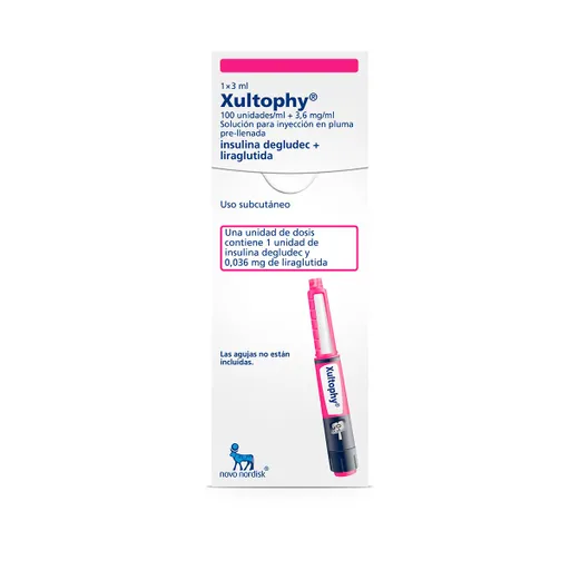 Xultophy Pluma Insulina Degludec Liraglutida