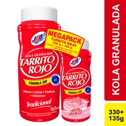 Tarrito Rojo Pack Kola Granulada Tradicional + Fresa
