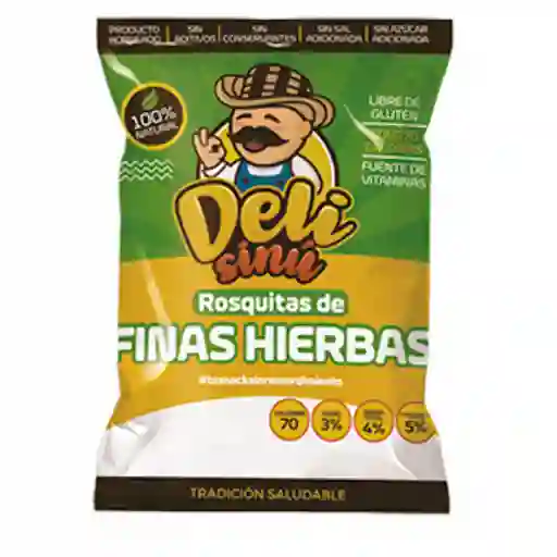 Deli Sinú Rosquitas Sabor a Finas Hierbas