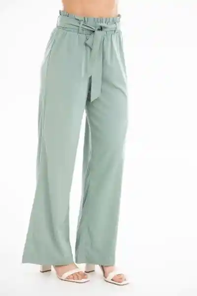 Ragged Pantalón Swan Color Verde Salvia Talla 6