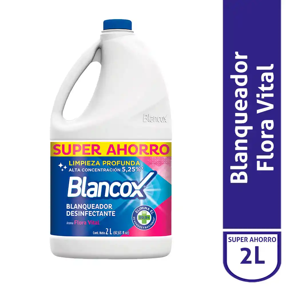 Blancox Blanqueador Desinfectante Aroma Floral Vital 5.25%