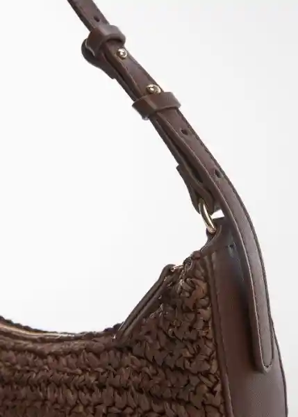 Bolso M Tenerife Chocolate Talla 99 Mujer Mango