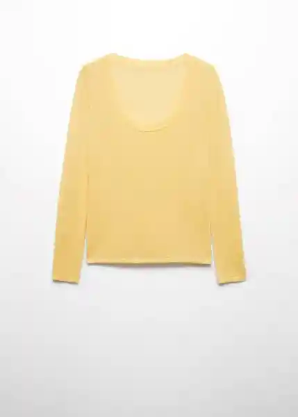 Jersey Zuki Amarillo Talla S Mujer Mango