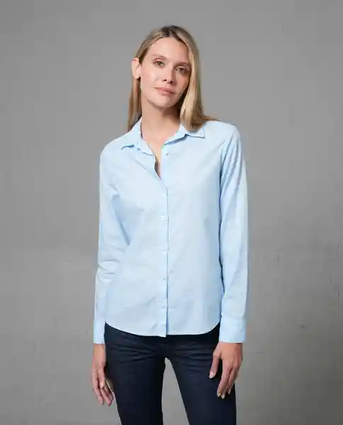 Camisa Mujer Azul Talla XS 210G001 Rifle