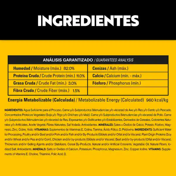 Pedigree Alimento Para Perro Adulto High Protein Res y Pollo