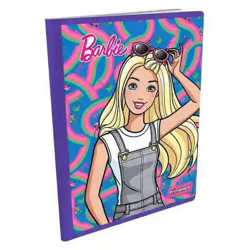 Primavera Cuaderno Cosido 100Hj Rayas Barbie 08