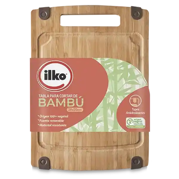 Ilko Tabla Bambú 28 x 20 cm
