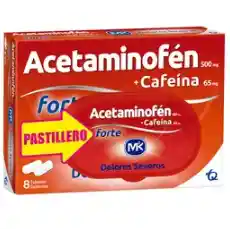 Acetaminofen Forte X8 +Pastill Mk