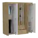 Closet Bariloche 180 X 170 X 50 Rta Blanco + Macadamia