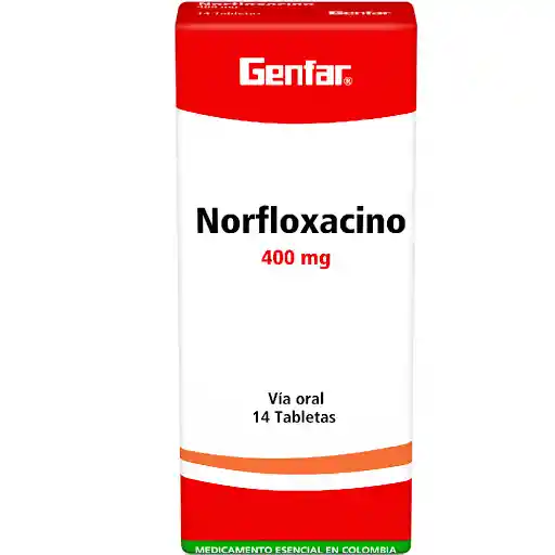 Genfar Norfloxacino (400 mg)