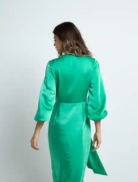 Vestido Hanny Mujer Verde Marmol Medio Talla L 572F370 Naf Naf