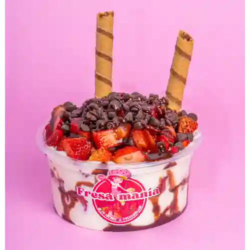 Vaso 12 Oz con Salsa de Chocolate