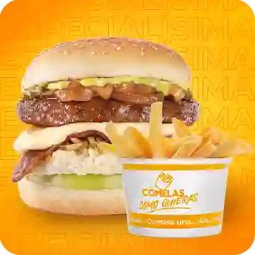 Combo Hamburguesa Especialísima + Papas