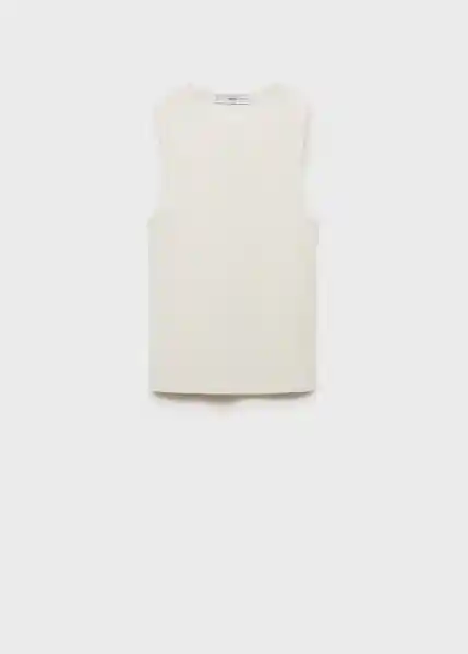 Top Hernan Crudo Talla S Mujer Mango