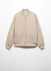 Chaqueta Colchi Verde Talla L Mujer Mango