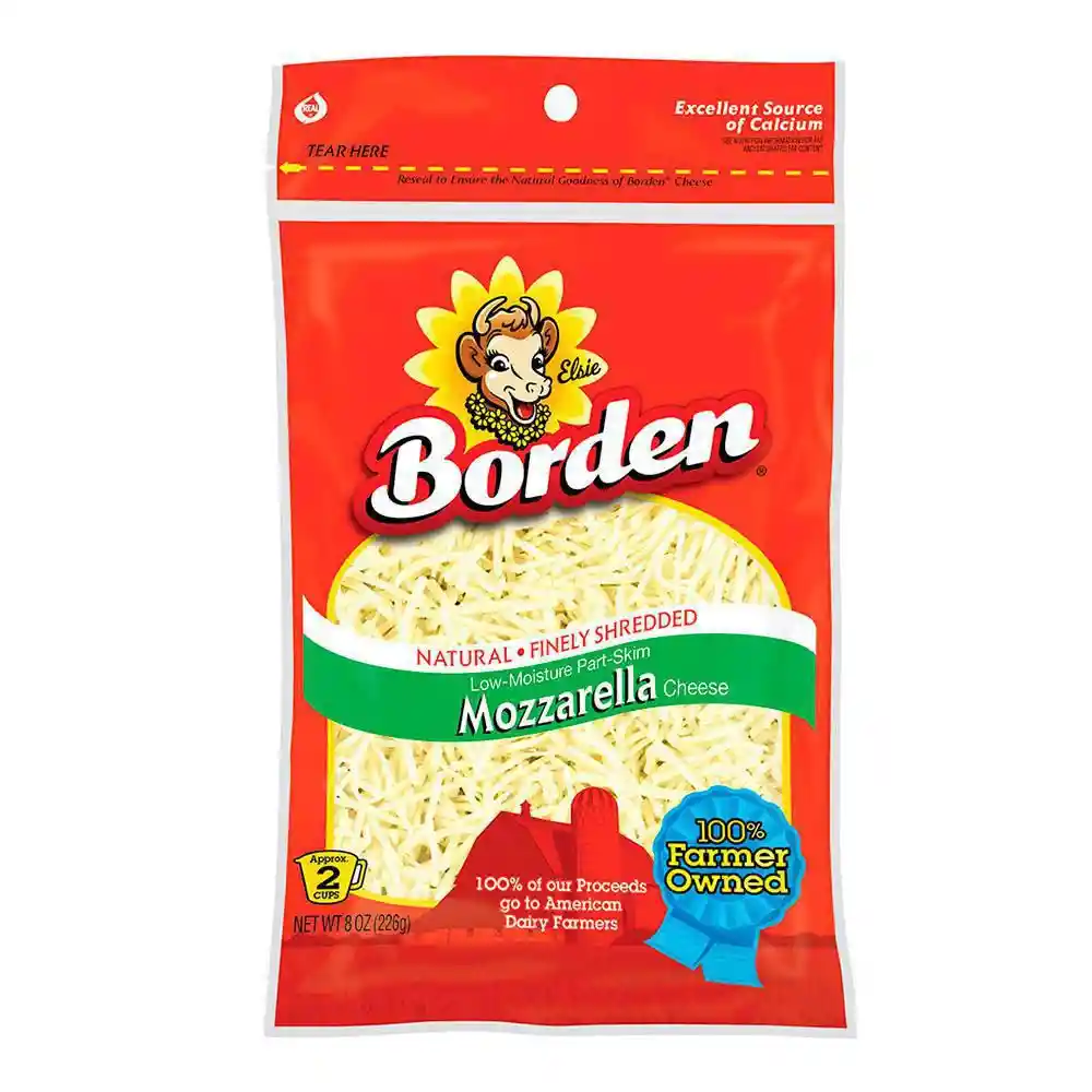 Borden Queso Mozzarella Rallado