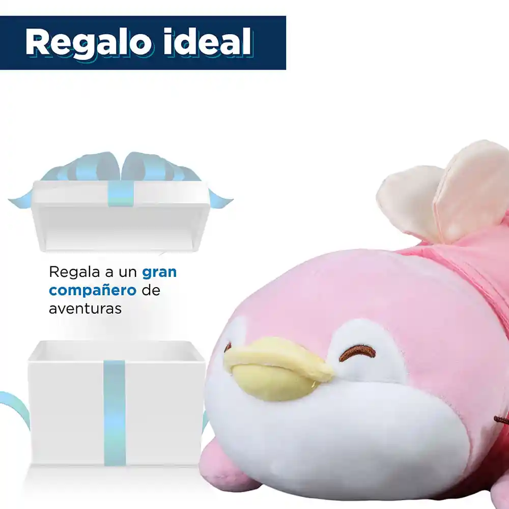 Peluche Pen Pen Rosa Con Disfraz de Abeja San Valentín Miniso