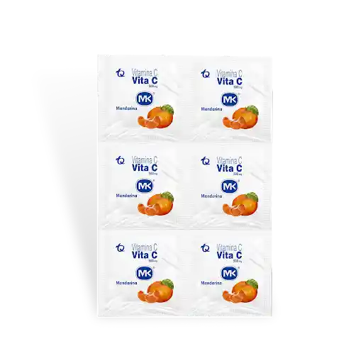 Mk Vita C Sabor Mandarina (500 mg)