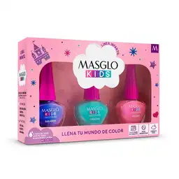 Masglo Kit de Esmaltes Kids Arcoíris