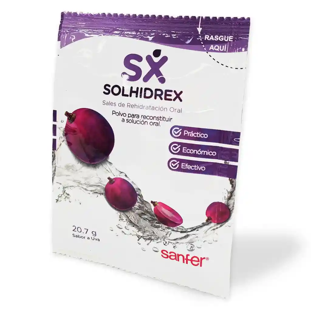 Solhidrex Polvo Para Solucion Oral Uva