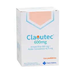 Clavutec Pediatrico 600/42.9mg/ Polvo Para Suspension Oral Bcn