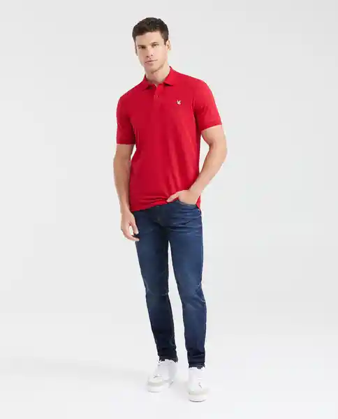 Camiseta Polo Muscle Rojo Chili Oscuro S Chevignon