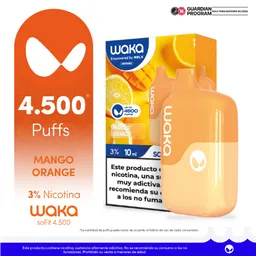 WAKA Vape SoFit 4500 Mango Orange-3% 4500 puff