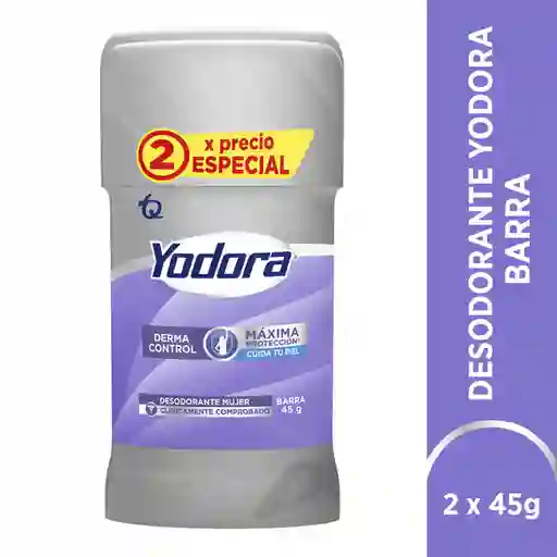 Yodora Desodorante Barra Derma Control