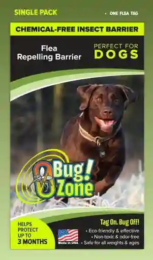 One Bug Z Barrera De Insectos Dog Flea Single Pack