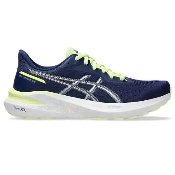 Asics Zapatos Gt-1000 13 Mujer Azul 7.5 1012B663-400