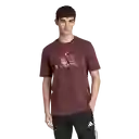 Adidas Camiseta C Camo Logo T Manga Corta Hombre Rojo Talla L