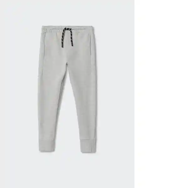 Pantalón Zipp Gris Medio Vigore Talla 07 Niños Mango