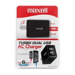 Maxell Cargador Pared Dual A Tusb 201