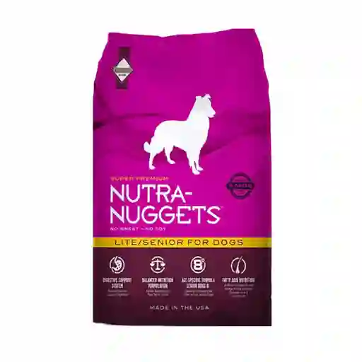 Nutra Nuggets Alimento para Perro Lite Senior 