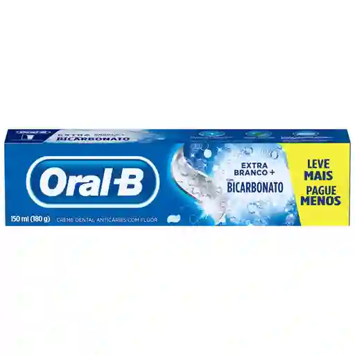 Oral B Crema Dental Extra Blancura Con Bicarbonato