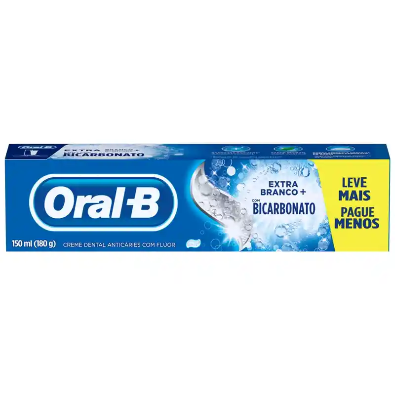Oral B Crema Dental Extra Blancura Con Bicarbonato