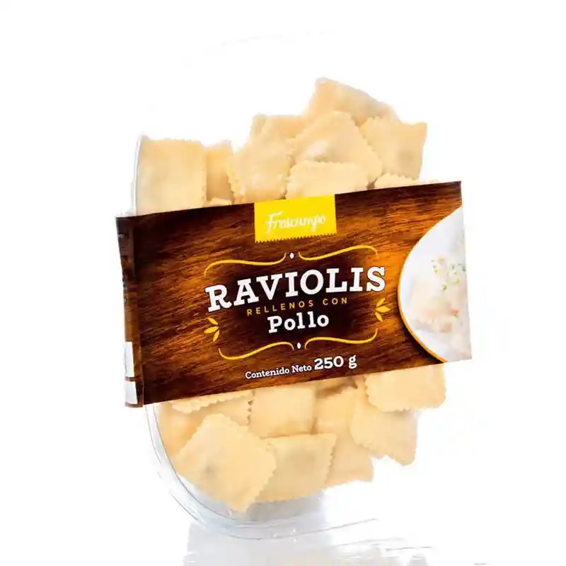 Frescampo Raviolis De Pollo Refrigerado