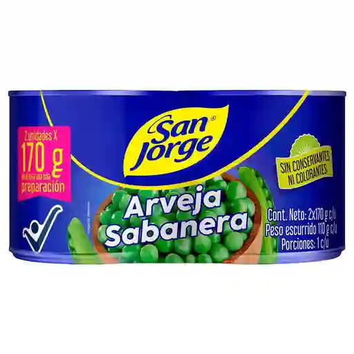 Arveja Sanaera San Jorge Conservas (340 Gr)