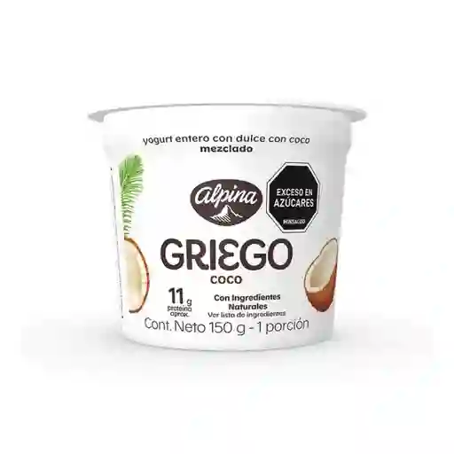 Alpina Yogurt Griego Coco