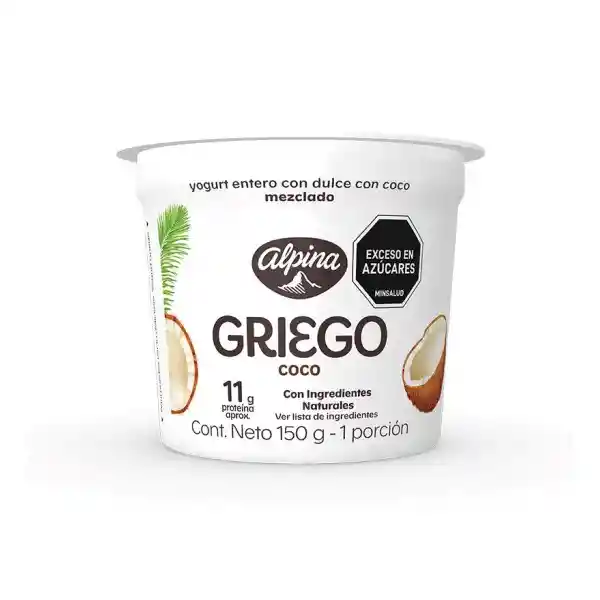 Alpina Yogurt Griego Coco