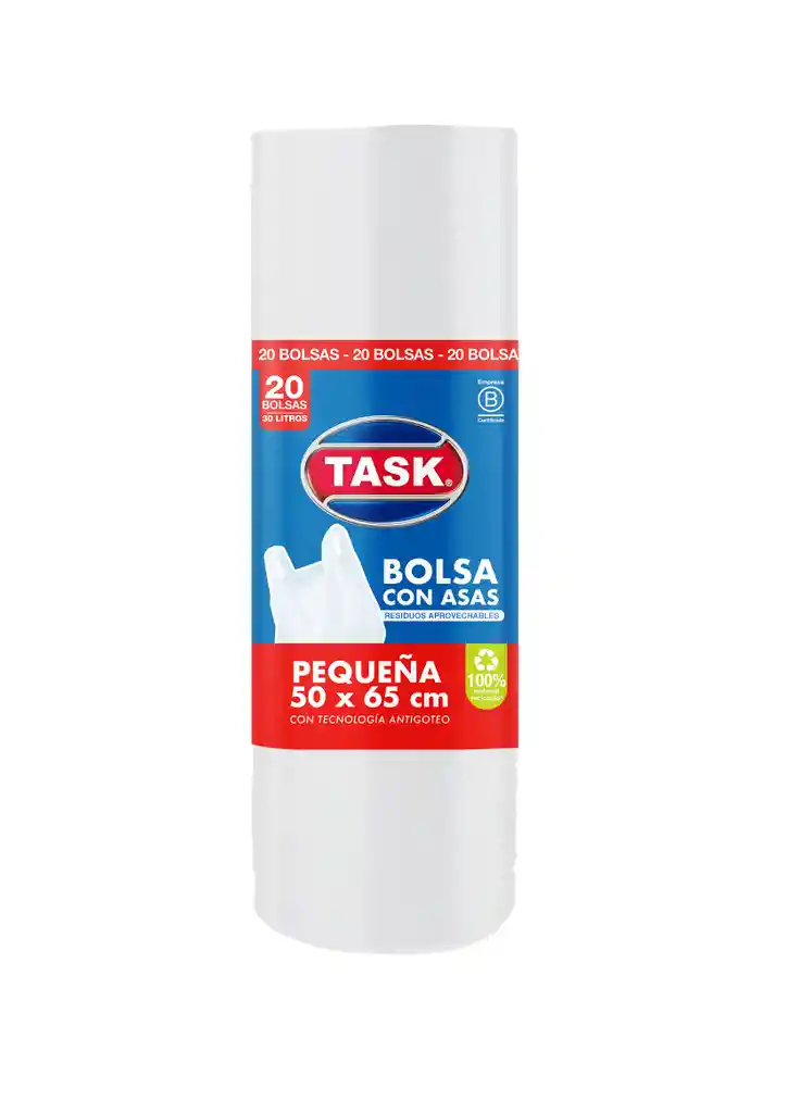 Bolsas Para La Basura Blanca Task*20und