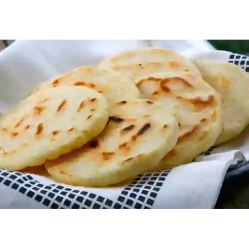 Arepa Blanca de Queso Asada