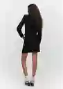 Chaqueta Wintour Negro Talla 24 Mujer Mango