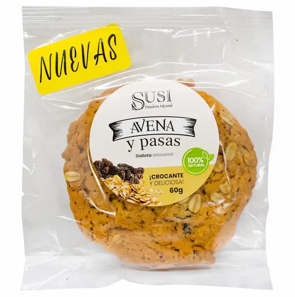 Susi Galleta Avena y Pasas